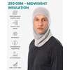 image:image100 Merino Wool Balaclava Ski MaskSoft Unisex All Season Face Mask 175um  Helmet Friendly Soft NonItchy Breathable UV Protection UPF 50 Glasses Compatible Motorcycle Bike Face Cover 250 GSMHeather Grey