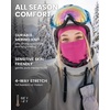 image:image100 Merino Wool Balaclava Ski MaskSoft Unisex All Season Face Mask 175um  Helmet Friendly Soft NonItchy Breathable UV Protection UPF 50 Glasses Compatible Motorcycle Bike Face Cover 250 GSMArmy Green