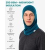 image:image100 Merino Wool Balaclava Ski MaskSoft Unisex All Season Face Mask 175um  Helmet Friendly Soft NonItchy Breathable UV Protection UPF 50 Glasses Compatible Motorcycle Bike Face Cover 250 GSMDeep Teal