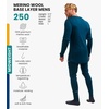 image:image100 Merino Wool Base Layer Men Set  Thermal Underwear for Men Long Johns  Lightweight Midweight Heavyweight Long Johns Naturally OdorResistant Breathable Active Underwear Hiking Skiing250 Deep Teal