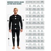 image:image100 Merino Wool Base Layer Men Set  Thermal Underwear for Men Long Johns  Lightweight Midweight Heavyweight Long Johns Naturally OdorResistant Breathable Active Underwear Hiking Skiing250 Heather Grey Zipup