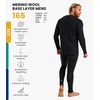 image:image100 Merino Wool Base Layer Men Set  Thermal Underwear for Men Long Johns  Lightweight Midweight Heavyweight Long Johns Naturally OdorResistant Breathable Active Underwear Hiking Skiing165 Charcoal Grey