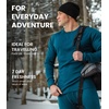 image:image100 Merino Wool Base Layer Men Set  Thermal Underwear for Men Long Johns  Lightweight Midweight Heavyweight Long Johns Naturally OdorResistant Breathable Active Underwear Hiking Skiing 320 Charcoal Grey
