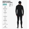 image:image100 Merino Wool Base Layer Men Set  Thermal Underwear for Men Long Johns  Lightweight Midweight Heavyweight Long Johns Naturally OdorResistant Breathable Active Underwear Hiking SkiingBlack Oil