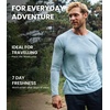 image:image100 Merino Wool Base Layer Mens  Long Sleeve Thermal Shirts with Socks  Lightweight Midweight Heavyweight Base Layer Naturally OdorResistant Breathable Shirt Ideal for Hiking Cold Weather165 Melange Black