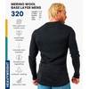 image:image100 Merino Wool Base Layer Mens  Long Sleeve Thermal Shirts with Socks  Lightweight Midweight Heavyweight Base Layer Naturally OdorResistant Breathable Shirt Ideal for Hiking Cold Weather320 Charcoal Grey