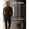 image:image100 Merino Wool Base Layer Mens  Long Sleeve Thermal Shirts with Socks  Lightweight Midweight Heavyweight Base Layer Naturally OdorResistant Breathable Shirt Ideal for Hiking Cold WeatherCharcoal Grey 250