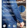 image:image100 Merino Wool Base Layer Mens  Long Sleeve Thermal Shirts with Socks  Lightweight Midweight Heavyweight Base Layer Naturally OdorResistant Breathable Shirt Ideal for Hiking Cold WeatherBlack 250
