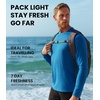 image:image100 Merino Wool Base Layer Mens  Long Sleeve Thermal Shirts with Socks  Lightweight Midweight Heavyweight Base Layer Naturally OdorResistant Breathable Shirt Ideal for Hiking Cold Weather165 Pale Coral