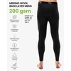 image:image100 Merino Wool Base Layer Mens Long Johns  Thermal Underwear Bottoms  Long and 34 Length Thermal Leggins Breathable Naturally OdorResistant Ideal for Hiking Running Everyday Wear200 Charcoal