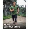 image:image100 Merino Wool Base Layer Mens Long Johns  Thermal Underwear Bottoms  Long and 34 Length Thermal Leggins Breathable Naturally OdorResistant Ideal for Hiking Running Everyday Wear200 Charcoal 34 Length