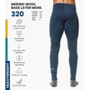 image:image100 Merino Wool Base Layer Mens Pants  Thermal Underwear Long Johns  Lightweight Midweight Heavyweight Base Layer Breathable Leggings OdorResistant Wool Ideal for Hiking Skiing Winter320 Navy