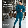 image:image100 Merino Wool Base Layer Mens Pants  Thermal Underwear Long Johns  Lightweight Midweight Heavyweight Base Layer Breathable Leggings OdorResistant Wool Ideal for Hiking Skiing Winter 320 Black