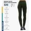 image:image100 Merino Wool Base Layer Women Pants  Thermal Leggings Underwear  Lightweight Midweight Heavyweight Base Layer Breathable Pants OdorResistant Ideal for Hiking Skiing Cold Weather320 Army Green