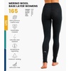 image:image100 Merino Wool Base Layer Women Pants  Thermal Leggings Underwear  Lightweight Midweight Heavyweight Base Layer Breathable Pants OdorResistant Ideal for Hiking Skiing Cold Weather165 Charcoal Grey