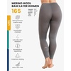 image:image100 Merino Wool Base Layer Women Pants  Thermal Leggings Underwear  Lightweight Midweight Heavyweight Base Layer Breathable Pants OdorResistant Ideal for Hiking Skiing Cold Weather165 Perfect Grey