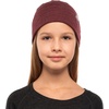 image:image100 Merino Wool Beanie Kids  Unisex Wool Cap 175um for Kids Toddler Hat  Soft NonItchy Breathable 175um Running Hat UV Protection OdorResistant MoistureWicking All Season 250 gsm Skull CapBurgundy