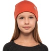 image:image100 Merino Wool Beanie Kids  Unisex Wool Cap 175um for Kids Toddler Hat  Soft NonItchy Breathable 175um Running Hat UV Protection OdorResistant MoistureWicking All Season 250 gsm Skull CapRusty Organge