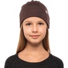 image:image100 Merino Wool Beanie Kids  Unisex Wool Cap 175um for Kids Toddler Hat  Soft NonItchy Breathable 175um Running Hat UV Protection OdorResistant MoistureWicking All Season 250 gsm Skull CapChocolate