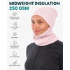 image:image100 Merino Wool Beanie Neck Gaiter Combo Unisex 175um Scull Cap 4 Season  Soft NonItchy Cooling Breathable 250 GSM UV Protection Hiking amp Running Accessories OdorResistant Cold Weather GearLight Lavender