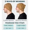 image:image100 Merino Wool Beanie for Women Men  Set Adult Skull Cap 175um amp Socks  Soft NonItchy Beanie Breathable Running Hat UV Protection OdorResistant MoistureWicking All Season 250 gsm BeanieCamel