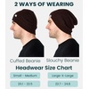 image:image100 Merino Wool Beanie for Women Men  Set Adult Skull Cap 175um amp Socks  Soft NonItchy Beanie Breathable Running Hat UV Protection OdorResistant MoistureWicking All Season 250 gsm BeanieBordo