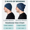 image:image100 Merino Wool Beanie for Women Men  Set Adult Skull Cap 175um amp Socks  Soft NonItchy Beanie Breathable Running Hat UV Protection OdorResistant MoistureWicking All Season 250 gsm BeanieDenim