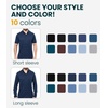 image:image100 Merino Wool Button Up Shirt Men  Long amp Short Sleeve Breathable  Lightweight Breathable Merino Wool Naturally OdorResistant Soft Office Casual Outdoor Shirt with PocketDenim Long