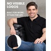image:image100 Merino Wool Polo Shirt Men  Quarter Zip Long and Short Sleeve  Lightweight Breathable Merino Wool Casual Shirts Naturally AntiOdor MoistureWicking Ideal for Travel Everyday WearDeep Blue