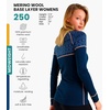 image:image100 Merino Wool Quarter Zip Sweater Women  Thermal Base Layer with Socks  Lightweight Midweight Heavyweight Shirt Breathable Base Layer OdorResistant Half Zip Shirt Ideal for Hiking Skiing250 Nordic Tale Berry