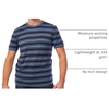 image:image100 Merino Wool Shirt Men  Short Sleeve Top Sport Thermal Base Layer  Lightweight Breathable Merino Wool Undershirt Naturally OdorResistant MoistureWicking Ideal for Hiking Sport TravelBlack Sky Stp