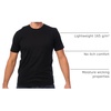 image:image100 Merino Wool Shirt Men  Short Sleeve Top Sport Thermal Base Layer  Lightweight Breathable Merino Wool Undershirt Naturally OdorResistant MoistureWicking Ideal for Hiking Sport TravelCoal Black