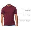 image:image100 Merino Wool Shirt Men  Short Sleeve Top Sport Thermal Base Layer  Lightweight Breathable Merino Wool Undershirt Naturally OdorResistant MoistureWicking Ideal for Hiking Sport TravelBurgundy Hnly