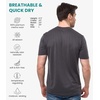 image:image100 Merino Wool Shirt Men  Short Sleeve Top Sport Thermal Base Layer  Lightweight Breathable Merino Wool Undershirt Naturally OdorResistant MoistureWicking Ideal for Hiking Sport TravelDark Charcoal