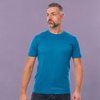 image:image100 Merino Wool Shirt Men  Short Sleeve Top Sport Thermal Base Layer  Lightweight Breathable Merino Wool Undershirt Naturally OdorResistant MoistureWicking Ideal for Hiking Sport TravelMaya Blue