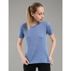 image:image100 Merino Wool Shirt Women  Short Sleeve Tee Base Layer Top Undershirt  Lightweight Breathable Merino Wool TShirt Naturally OdorResistant Soft MoistureWicking Hiking OutdoorDark Blue
