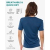 image:image100 Merino Wool Shirt Women  Short Sleeve Tee Base Layer Top Undershirt  Lightweight Breathable Merino Wool TShirt Naturally OdorResistant Soft MoistureWicking Hiking OutdoorDenim V
