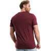image:image100 Merino Wool TShirt Men  Base Layer Top Undershirt with Hiking Socks  Lightweight Breathable Merino Wool Thermal Shirt Naturally OdorResistant MoistureWicking Ideal for Hiking TravelBurgundy Wine