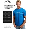 image:image100 Merino Wool TShirt Men  Base Layer Top Undershirt with Hiking Socks  Lightweight Breathable Merino Wool Thermal Shirt Naturally OdorResistant MoistureWicking Ideal for Hiking TravelCharcoal Grey