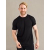 image:image100 Merino Wool TShirt Men  Short Sleeve Undershirt Base Layer Top  Lightweight Breathable Merino Wool Tees Naturally OdorResistant Soft Hiking Shirt Sport Travel Running Gym WorkHeathered Black