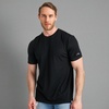 image:image100 Merino Wool TShirt Men  Short Sleeve Undershirt Base Layer Top  Lightweight Breathable Merino Wool Tees Naturally OdorResistant Soft Hiking Shirt Sport Travel Running Gym WorkHeat Black