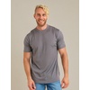 image:image100 Merino Wool TShirt Men  Short Sleeve Undershirt Base Layer Top  Lightweight Breathable Merino Wool Tees Naturally OdorResistant Soft Hiking Shirt Sport Travel Running Gym WorkPerfect Grey