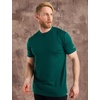 image:image100 Merino Wool TShirt Men  Short Sleeve Undershirt Base Layer Top  Lightweight Breathable Merino Wool Tees Naturally OdorResistant Soft Hiking Shirt Sport Travel Running Gym WorkRainforest Green