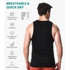 image:image100 Merino Wool Tank Top Men  Active Undershirt Sleeveless Base Layer  Lightweight Breathable Merino Wool Tank Top MoistureWicking Top Soft Sport Running Work Athletic TankBlack Ashrt