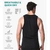 image:image100 Merino Wool Tank Top Men  Active Undershirt Sleeveless Base Layer  Lightweight Breathable Merino Wool Tank Top MoistureWicking Top Soft Sport Running Work Athletic TankCharcoal Grey Ashrt