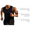image:image100 Merino Wool Tank Top Men  Active Undershirt Sleeveless Base Layer  Lightweight Breathable Merino Wool Tank Top MoistureWicking Top Soft Sport Running Work Athletic TankWhite Creamy Ashrt