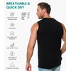 image:image100 Merino Wool Tank Top Men  Active Undershirt Sleeveless Base Layer  Lightweight Breathable Merino Wool Tank Top MoistureWicking Top Soft Sport Running Work Athletic TankBlack