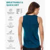 image:image100 Merino Wool Tank Top Women  Active Sleeveless Undershirt Base Layer  Lightweight Breathable Merino Wool Thermal Naturally AntiOdor MoistureWicking Basic Top Ideal for Hiking TravelH Deep Teal