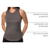 image:image100 Merino Wool Tank Top Women  Active Sleeveless Undershirt Base Layer  Lightweight Breathable Merino Wool Thermal Naturally AntiOdor MoistureWicking Basic Top Ideal for Hiking TravelH Perfect Grey