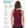 image:image100 Merino Wool Tank Top Women  Active Sleeveless Undershirt Base Layer  Lightweight Breathable Merino Wool Thermal Naturally AntiOdor MoistureWicking Basic Top Ideal for Hiking TravelH Burgundy